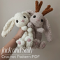 Jack and Sally Crochet Pattern | Bunny and Jackalope