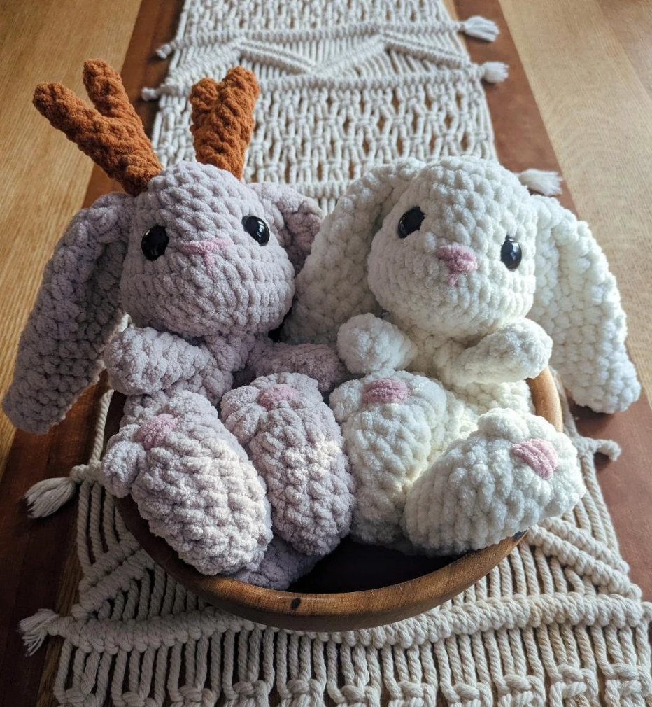 Jack and Sally Crochet Pattern | Bunny and Jackalope