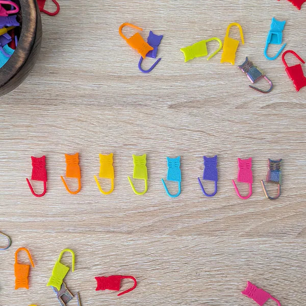 Cat Stitch Markers: 3d Printed Locking Design