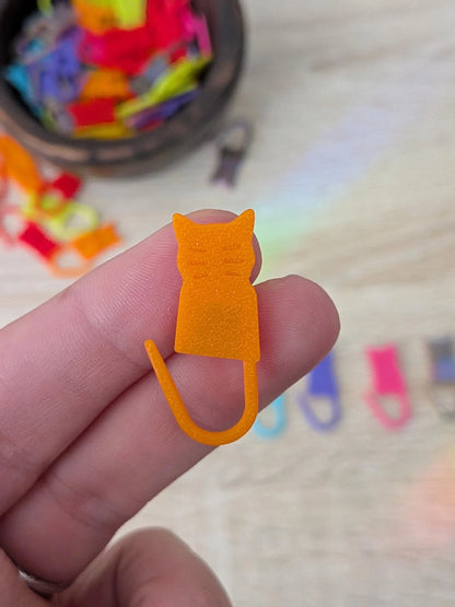 Cat Stitch Markers: 3d Printed Locking Design