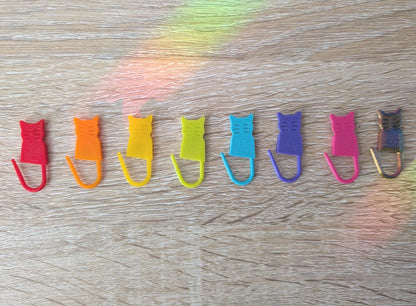 Cat Stitch Markers: 3d Printed Locking Design